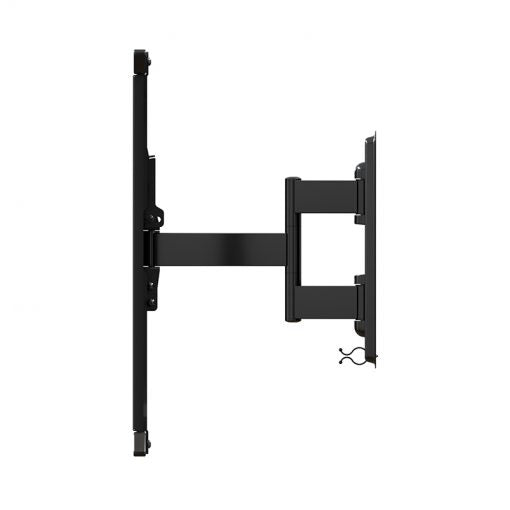Hagor BRACKIT 2306 – Wandhalterung, schwenkbar, neigbar, für 40–65", VESA 200×100–400×400, bis 40 kg, schwarz
