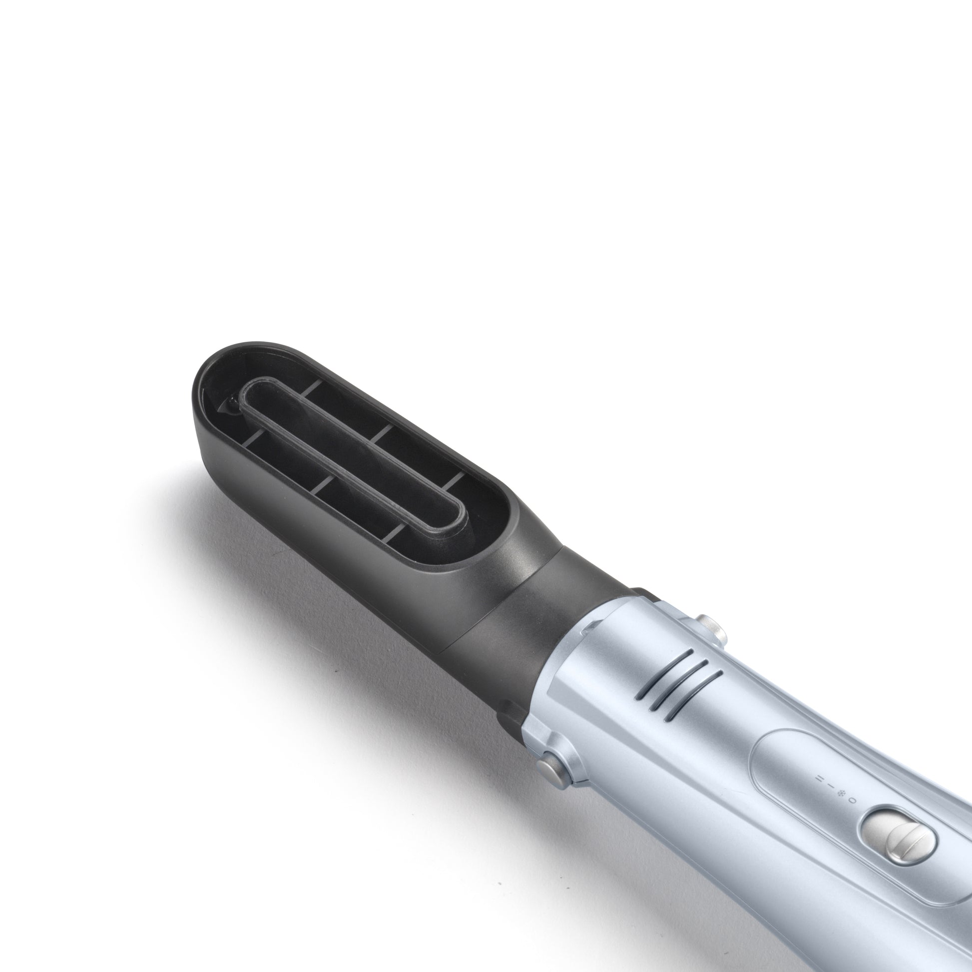 BaByliss Heissluftbürste Hydro-Fusion AS774E – 4-in-1, Keramikbeschichtung, Ionen-Styling – Grau, Silber
