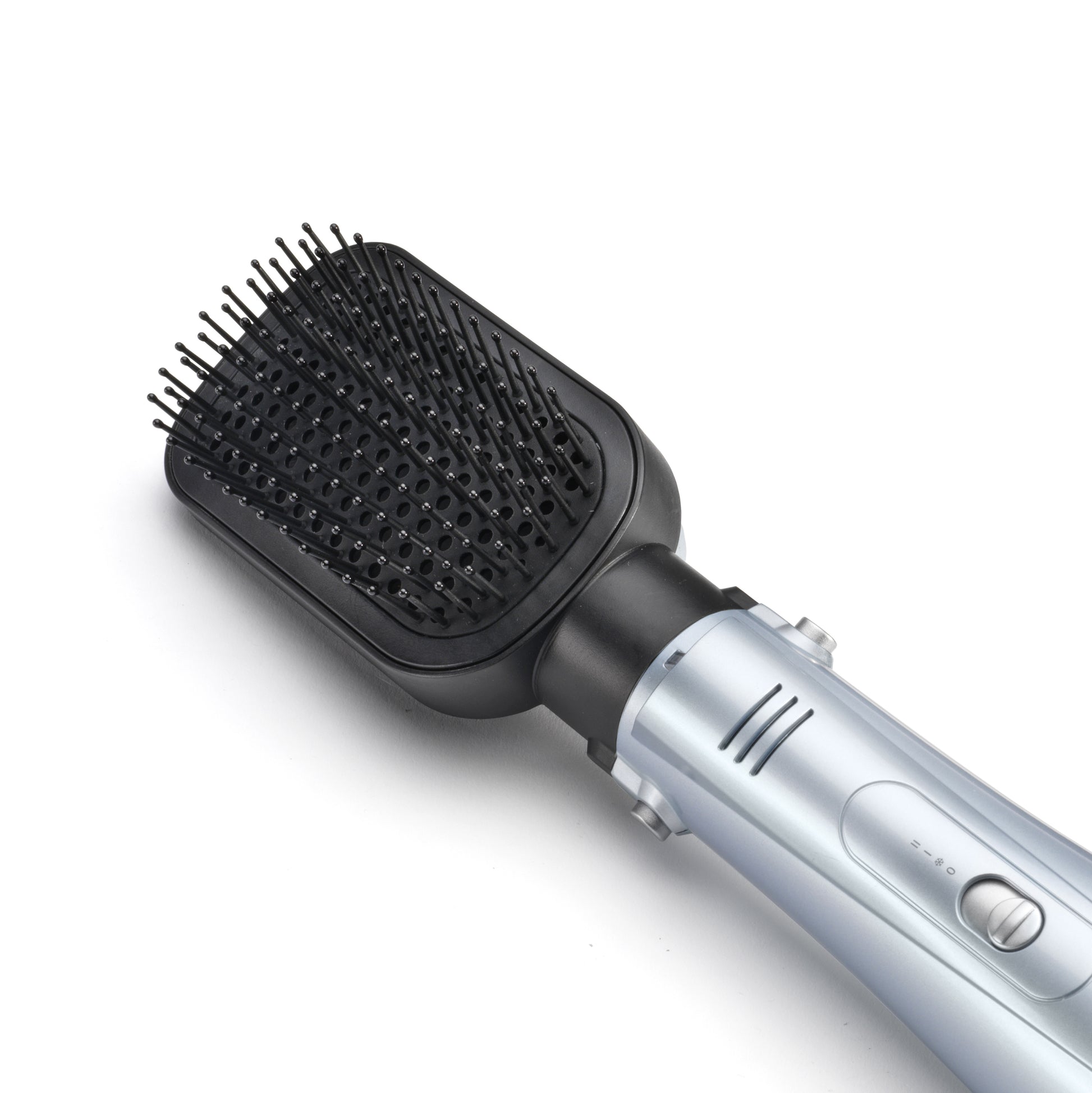 BaByliss Heissluftbürste Hydro-Fusion AS774E – 4-in-1, Keramikbeschichtung, Ionen-Styling – Grau, Silber