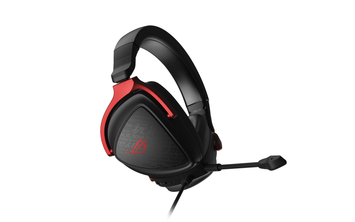 ASUS ROG Delta S Core Gaming-Headset – Stereo, Kabelgebunden, 3,5 mm Klinke, für PCs, PlayStation und andere, Schwarz