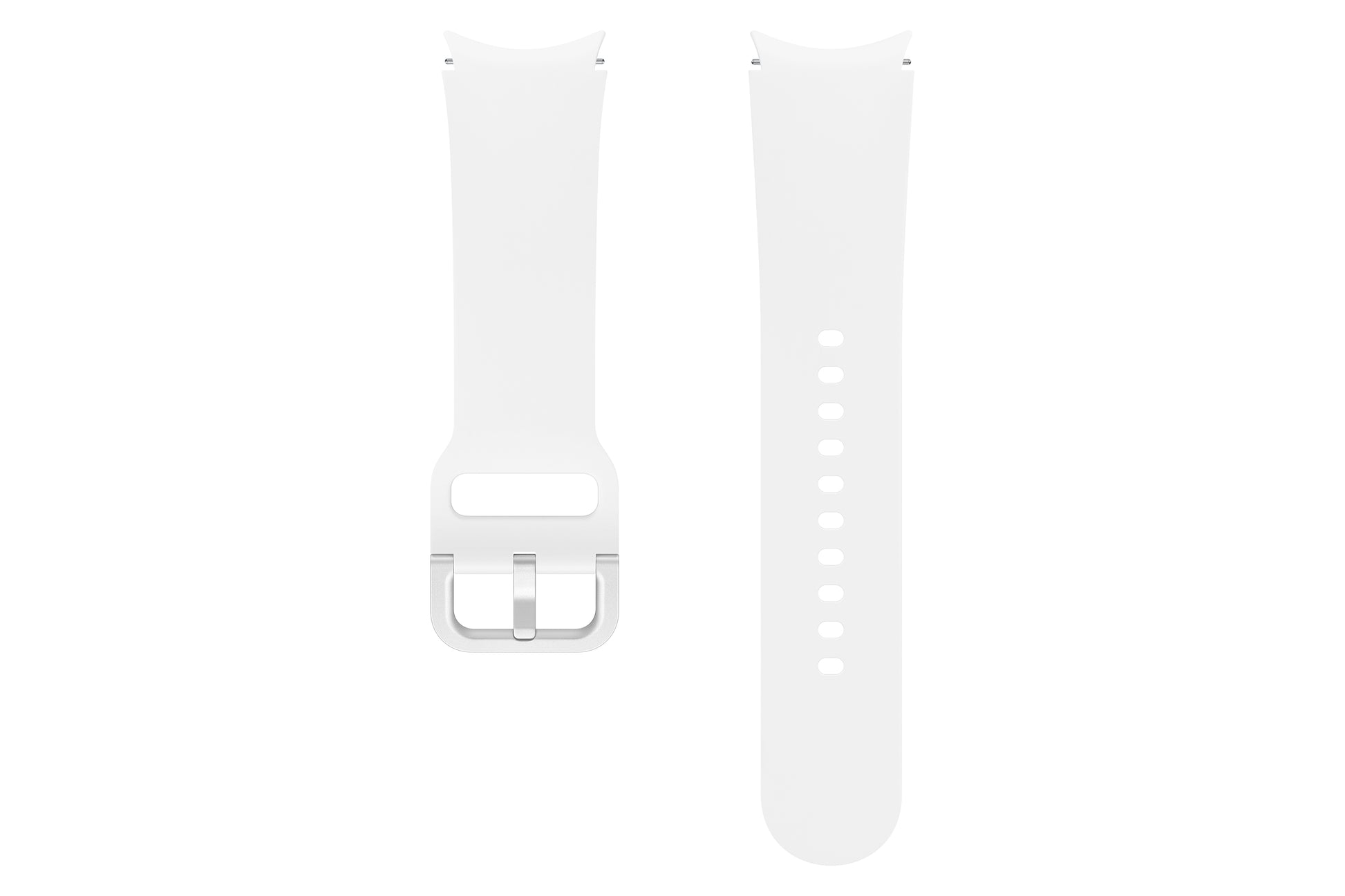 Samsung Watch4 & Watch5 – Sportarmband, Weiss, S/M, für Watch4 & Watch5
