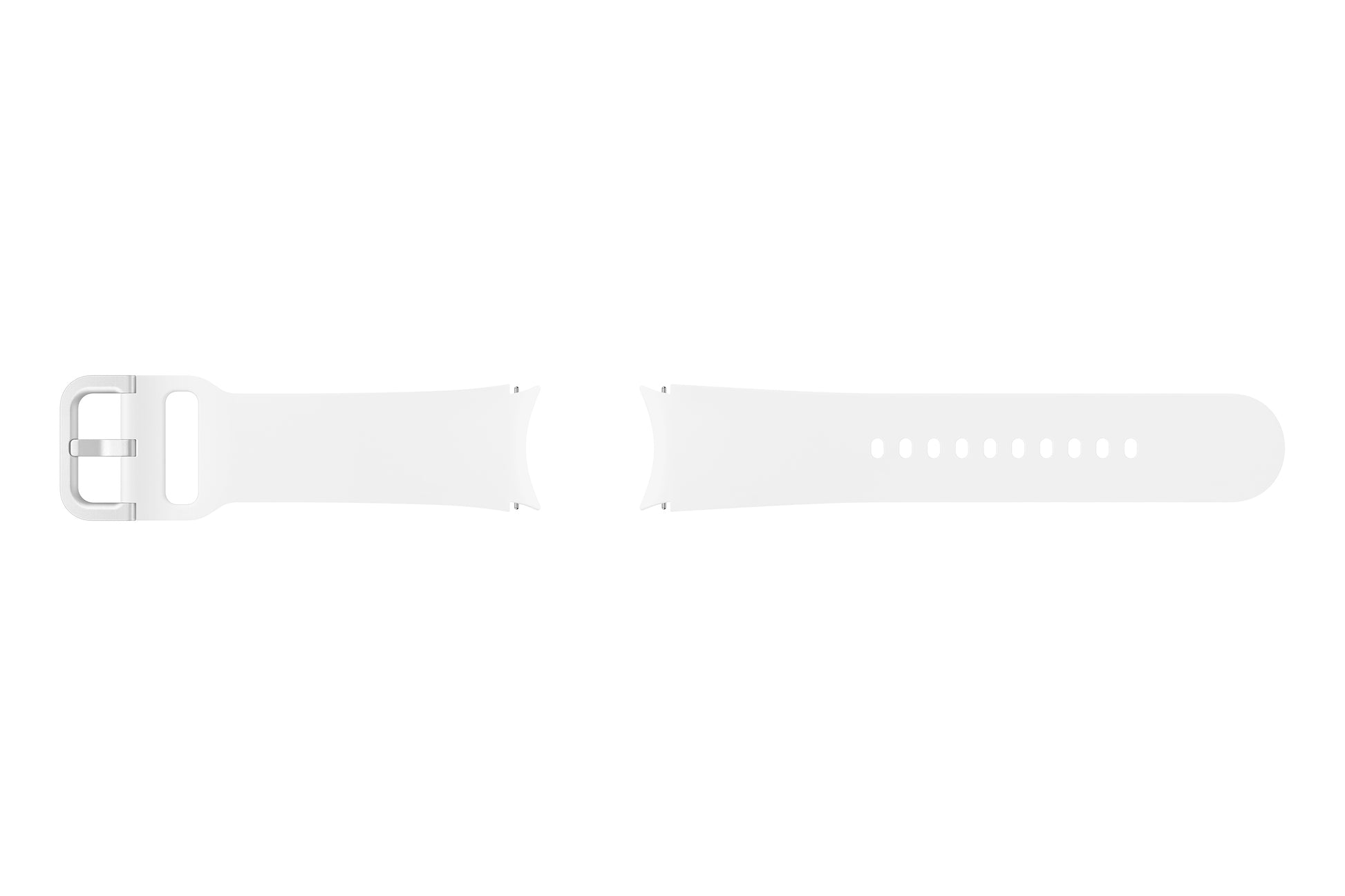 Samsung Watch4 & Watch5 – Sportarmband, Weiss, S/M, für Watch4 & Watch5
