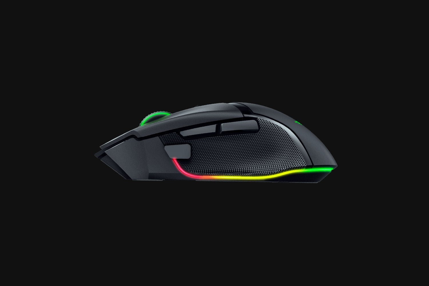 Razer Basilisk V3 Pro – Gaming-Maus – Kabellos (Bluetooth/2,4 GHz), 30000 DPI, Rechts, Schwarz
