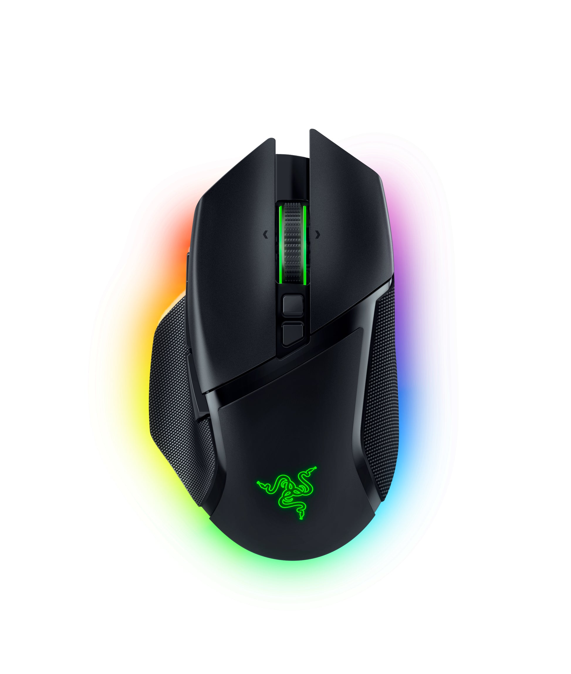 Razer Basilisk V3 Pro – Gaming-Maus – Kabellos (Bluetooth/2,4 GHz), 30000 DPI, Rechts, Schwarz