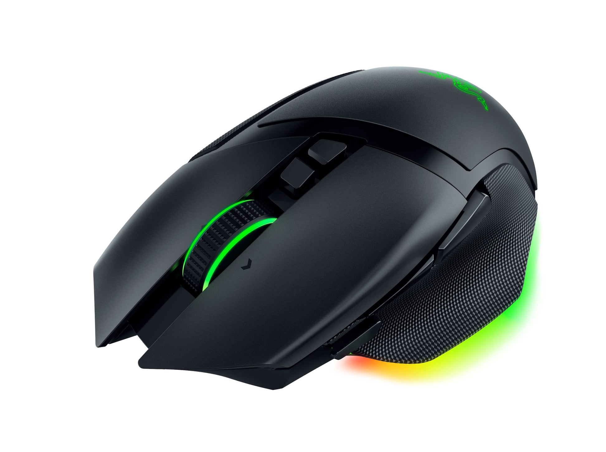 Razer Basilisk V3 Pro – Gaming-Maus – Kabellos (Bluetooth/2,4 GHz), 30000 DPI, Rechts, Schwarz