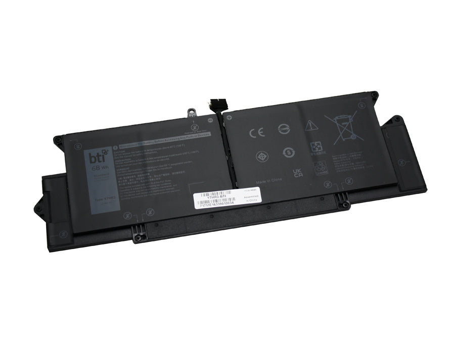 BTI Notebook-Akku – für Dell Latitude 7310 – 68 Wh, 11,4 V (6 Zellen) – Schwarz