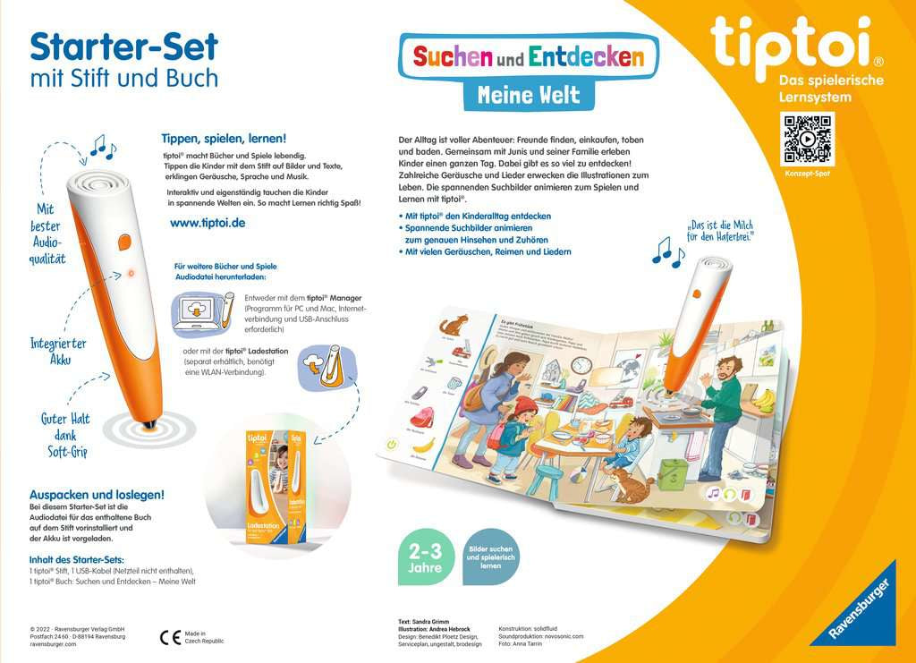 tiptoi Starter-Set – Meine Welt, 1 Spieler, ab 2 Jahren, Deutsch