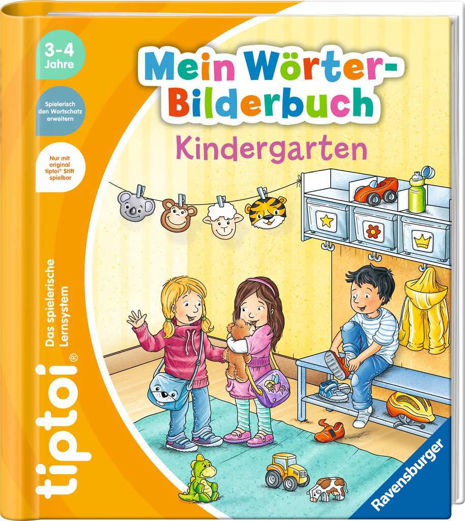 tiptoi Lernspiel – Kindergarten, Brettspiel, 1 Spieler, ab 3 Jahren, Deutsch