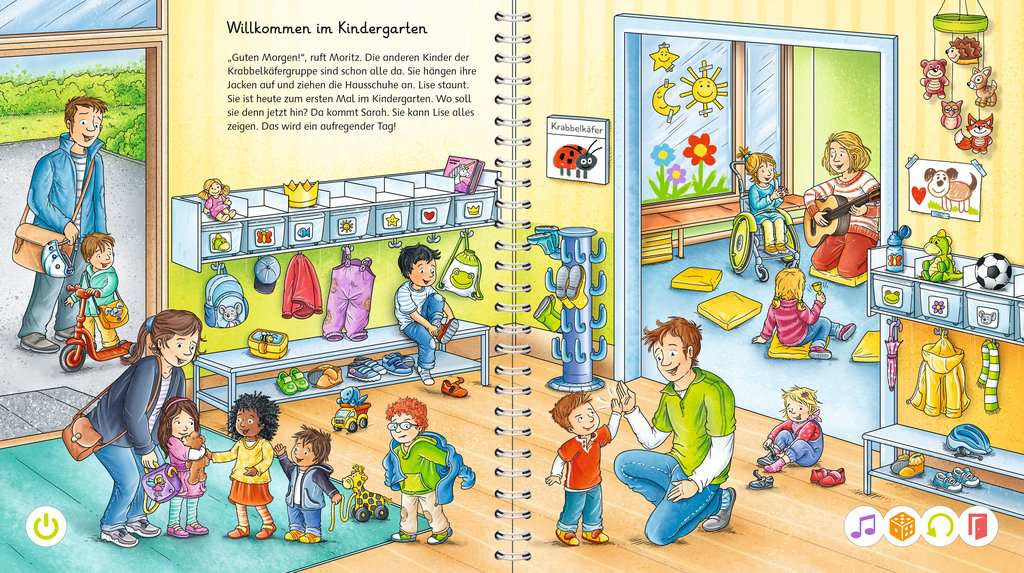 tiptoi Lernspiel – Kindergarten, Brettspiel, 1 Spieler, ab 3 Jahren, Deutsch