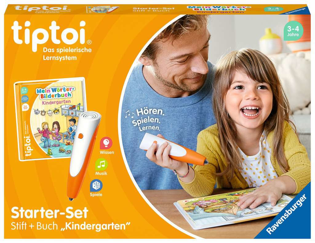 tiptoi Lernspiel – Kindergarten, Brettspiel, 1 Spieler, ab 3 Jahren, Deutsch