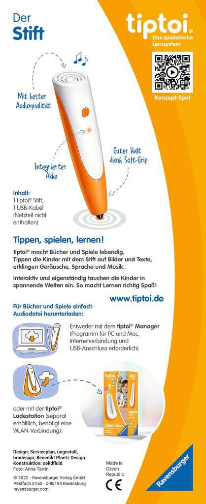 tiptoi Lernstift Der Stift – ab 2 Jahren – orange/weiss