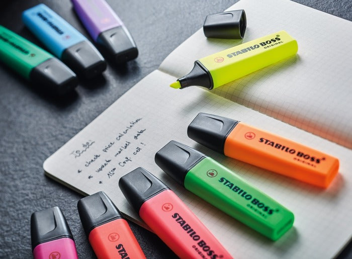 STABILO BOSS Original Textmarker Grün – Keilspitze, 2–5 mm, nachfüllbar
