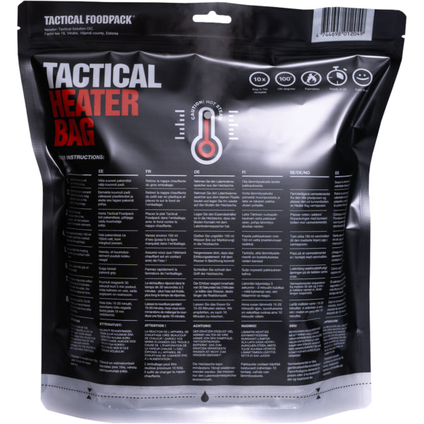 Tactical Foodpack Heizbeutel 75 g, schwarz, für draussen
