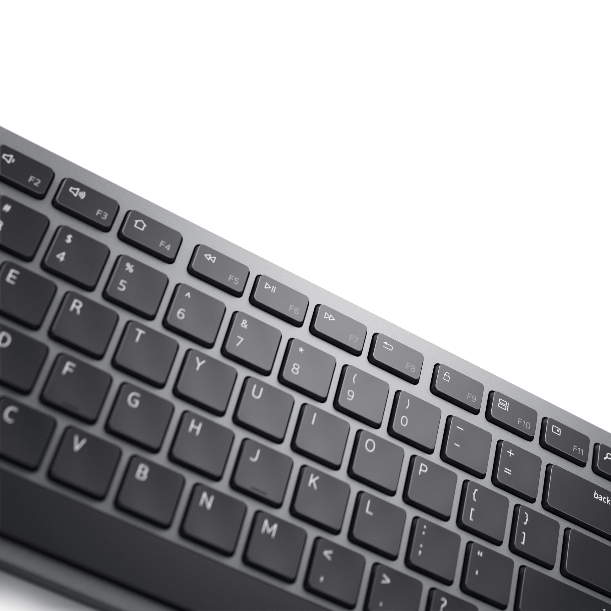 DELL Pro Plus KB700 – Tastatur – Bluetooth & 2,4 GHz (USB-A Empfänger) – AZERTY (FR) – Grau