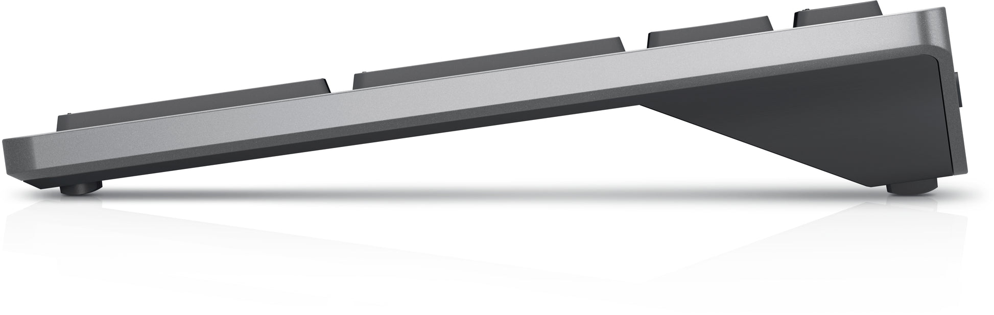 Dell KB740 – Tastatur, kabellos (2,4 GHz), FR-Layout (FR), Fullsize (mit Ziffernblock), Scherenmechanik, Multi-Device