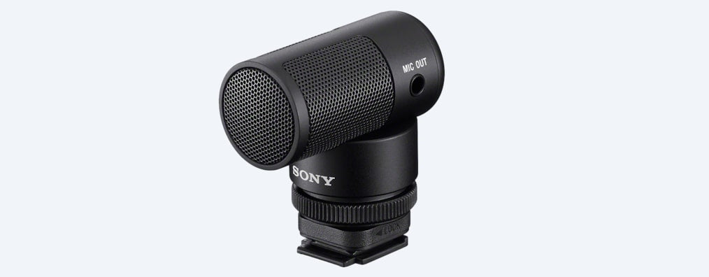 Sony ECM-G1 – Richtrohrmikrofon, 3,5 mm Klinke, Hyperniere, Video, Schwarz