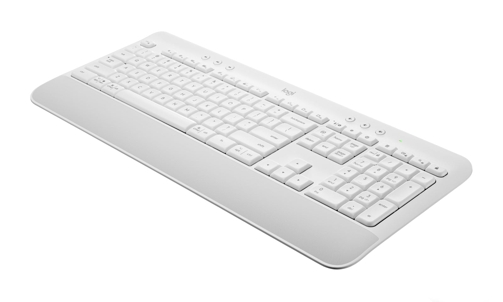 Logitech Signature K650 – Tastatur – Membran – Bluetooth & 2,4 GHz (Logi Bolt) – QWERTY (RUS) – Weiss