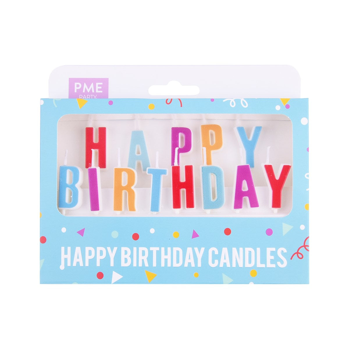 PME Geburtstagskerzen Geburtstag – mehrfarbig – 2,5 cm – 13 Stk