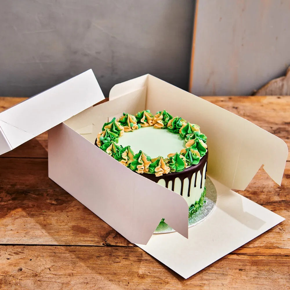 FunCakes Tortenbox – 259 × 259 × 150 mm, weiss – 1 Stk.