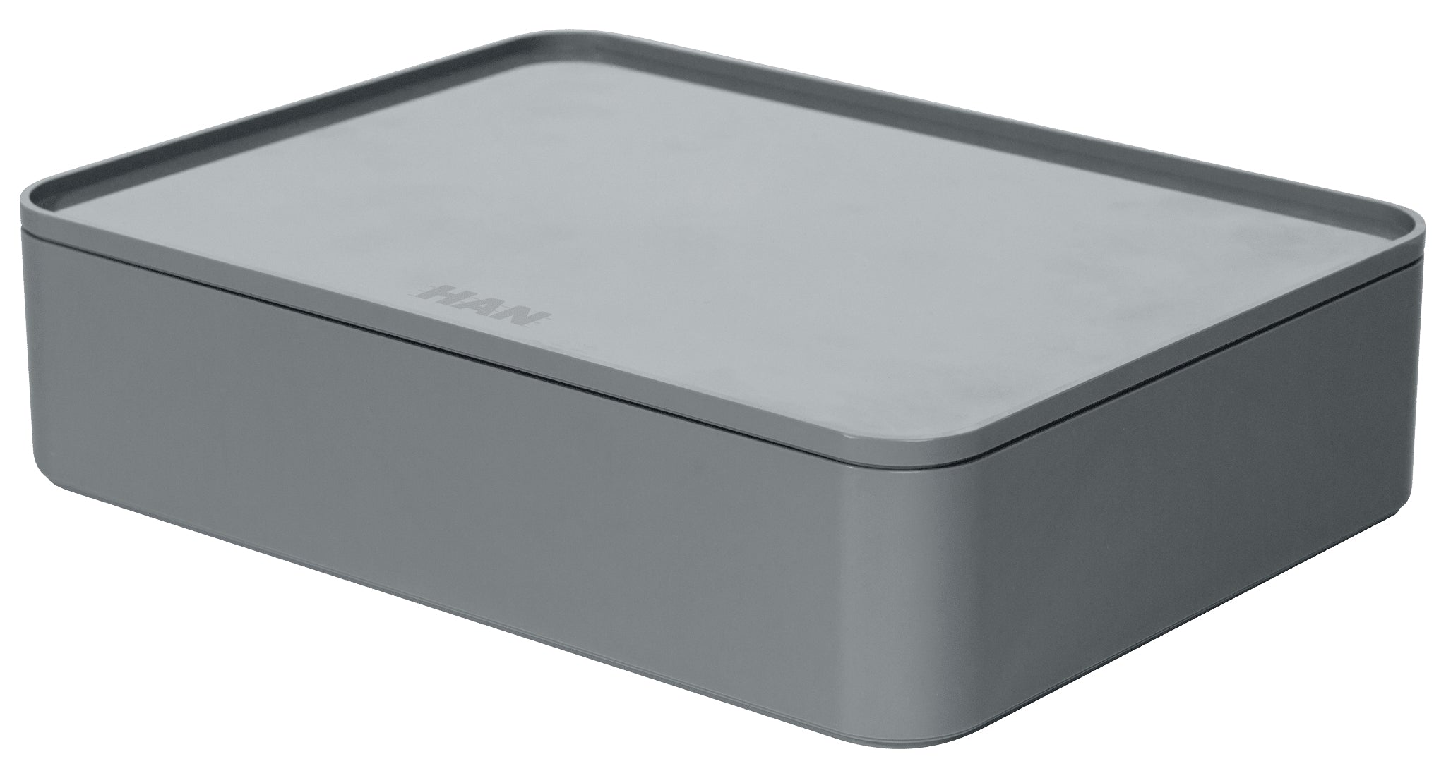 HAN Smart Organizer Allison Aufbewahrungsbox – 3,5 l, grau, ABS, B 260 × H 68 × T 195 mm