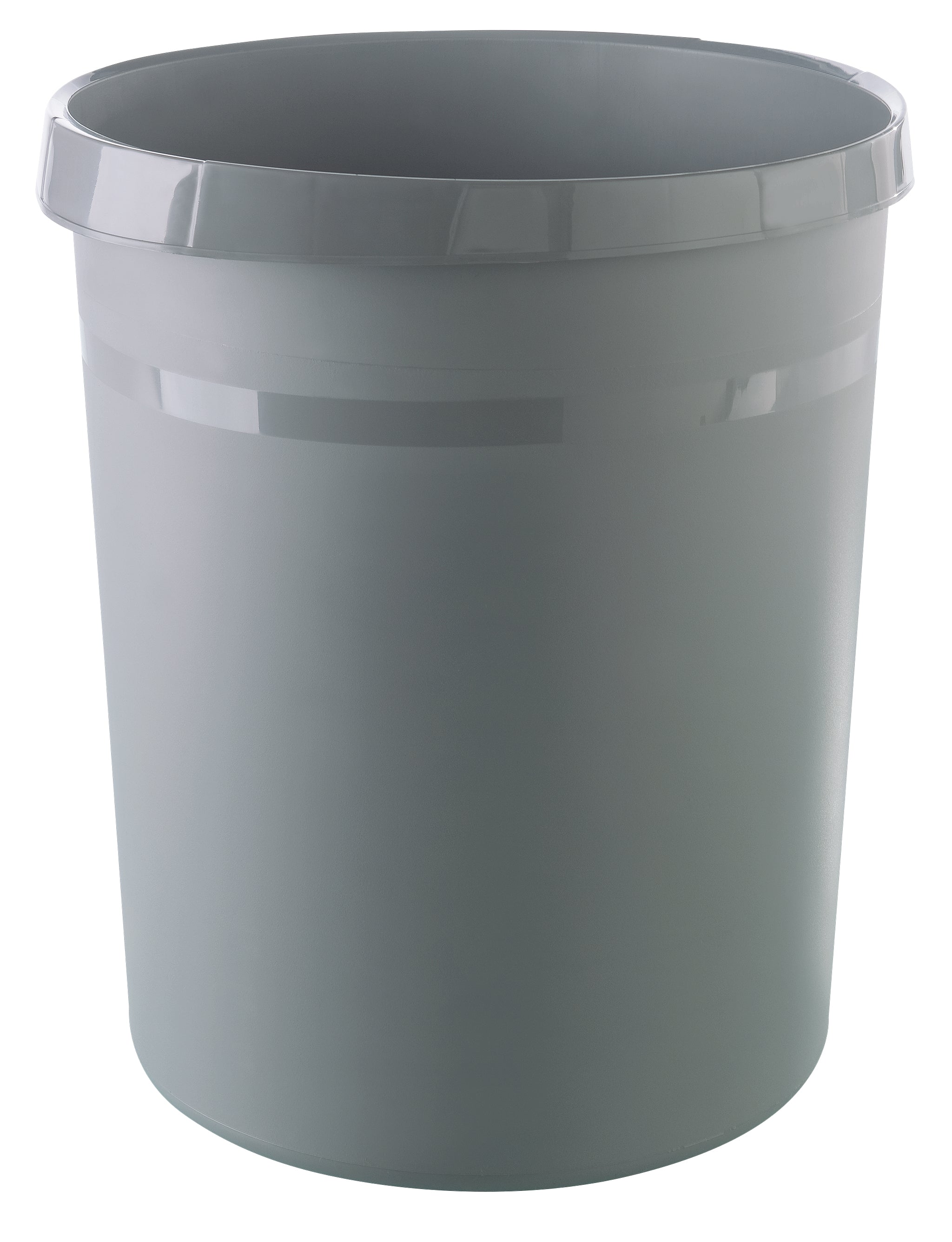 HAN Papierkorb Karma – 18 l – Kunststoff (PP), rund – grau