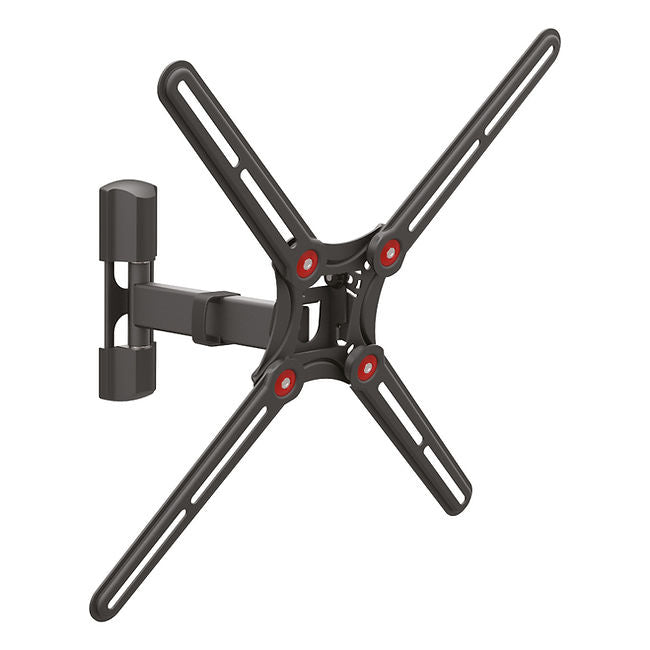 Barkan Mounting Systems Barkan BM331-SW – Wandhalterung, schwenkbar, drehbar, für 13–65", VESA 75×75–400×400, bis 40 kg, schwarz
