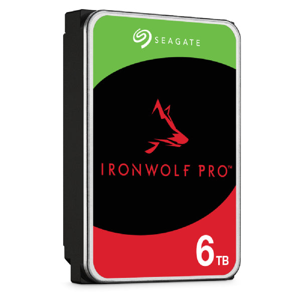 Seagate IronWolf Pro ST6000NT001 – 6 TB, 3,5" HDD, 7200 U/min, 256 MB Cache, SATA 6 Gbit/s, für NAS