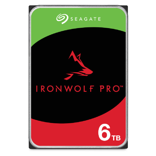 Seagate IronWolf Pro ST6000NT001 – 6 TB, 3,5" HDD, 7200 U/min, 256 MB Cache, SATA 6 Gbit/s, für NAS