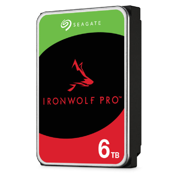 Seagate IronWolf Pro ST6000NT001 – 6 TB, 3,5" HDD, 7200 U/min, 256 MB Cache, SATA 6 Gbit/s, für NAS