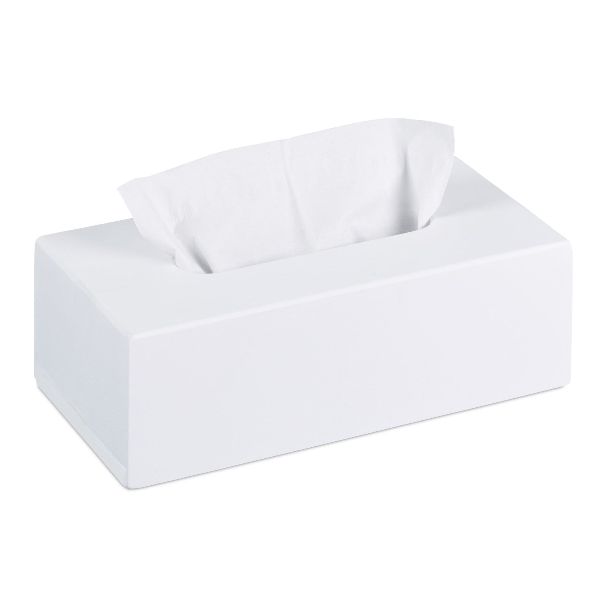 Relaxdays Falthandtuchspender – Bambus, Weiss, Tisch