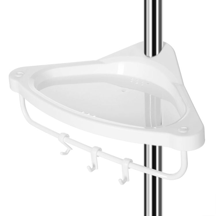Songmics Duschregal BCB02SW – 89×28 cm, PP/Stahl (pulverbeschichtet), 2 kg, Klemmen, Weiss
