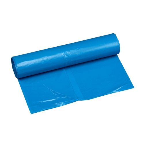 Papstar Kehrichtsack – 120 l, mit Zugband, LLDPE, blau, 700 × 1100 mm, 250 Stk