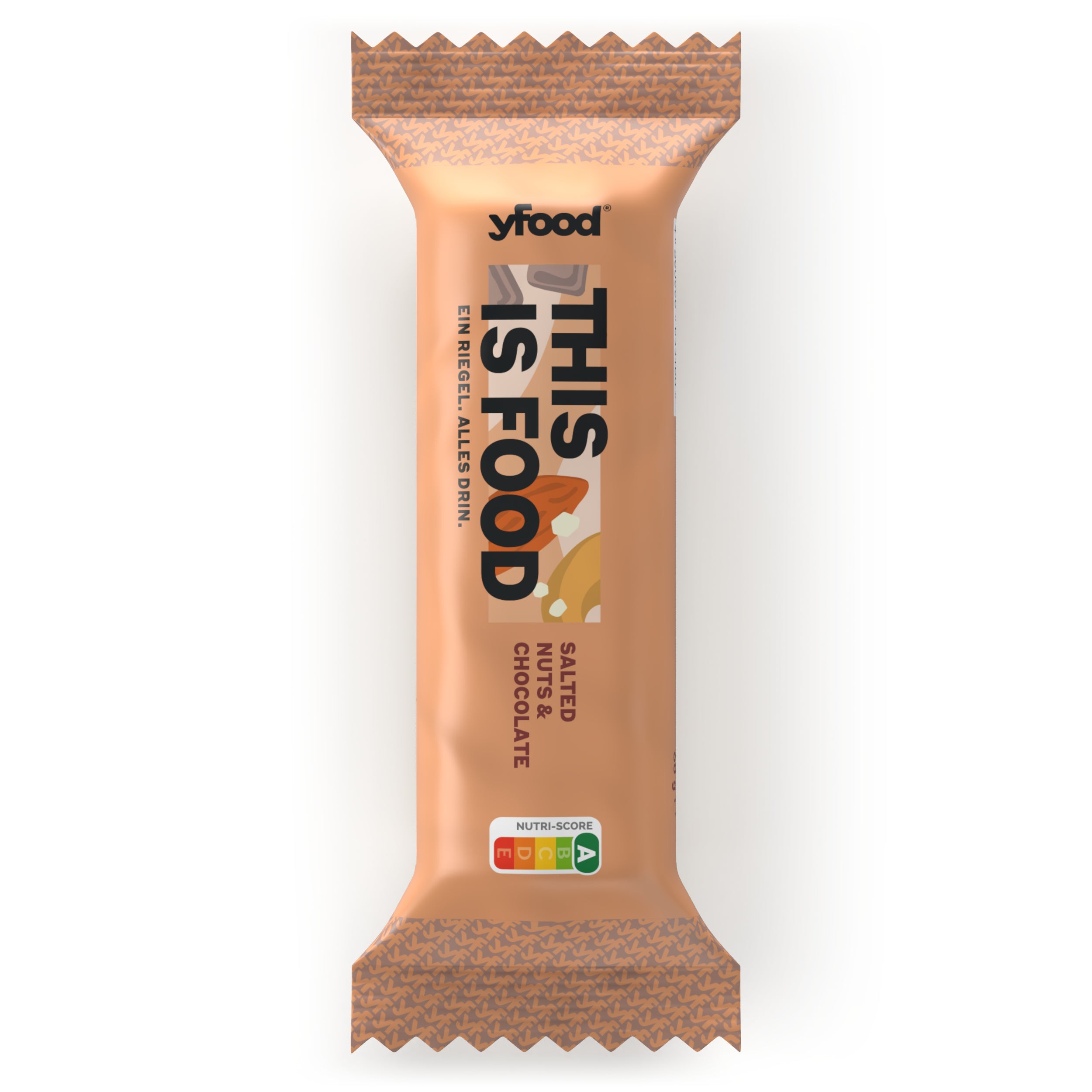 YFood Protein-Riegel – Salted Caramel – 12 × 60 g