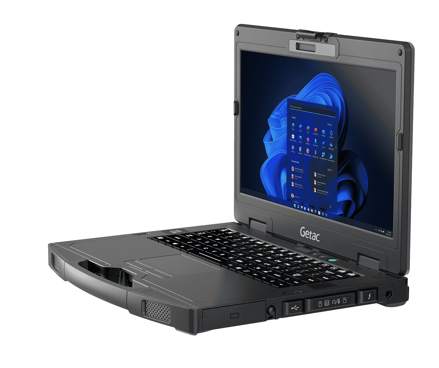 Getac S410 G4 – 14" HD, Core i5-1135G7, 8 GB, 512 GB SSD, Win 11 Pro