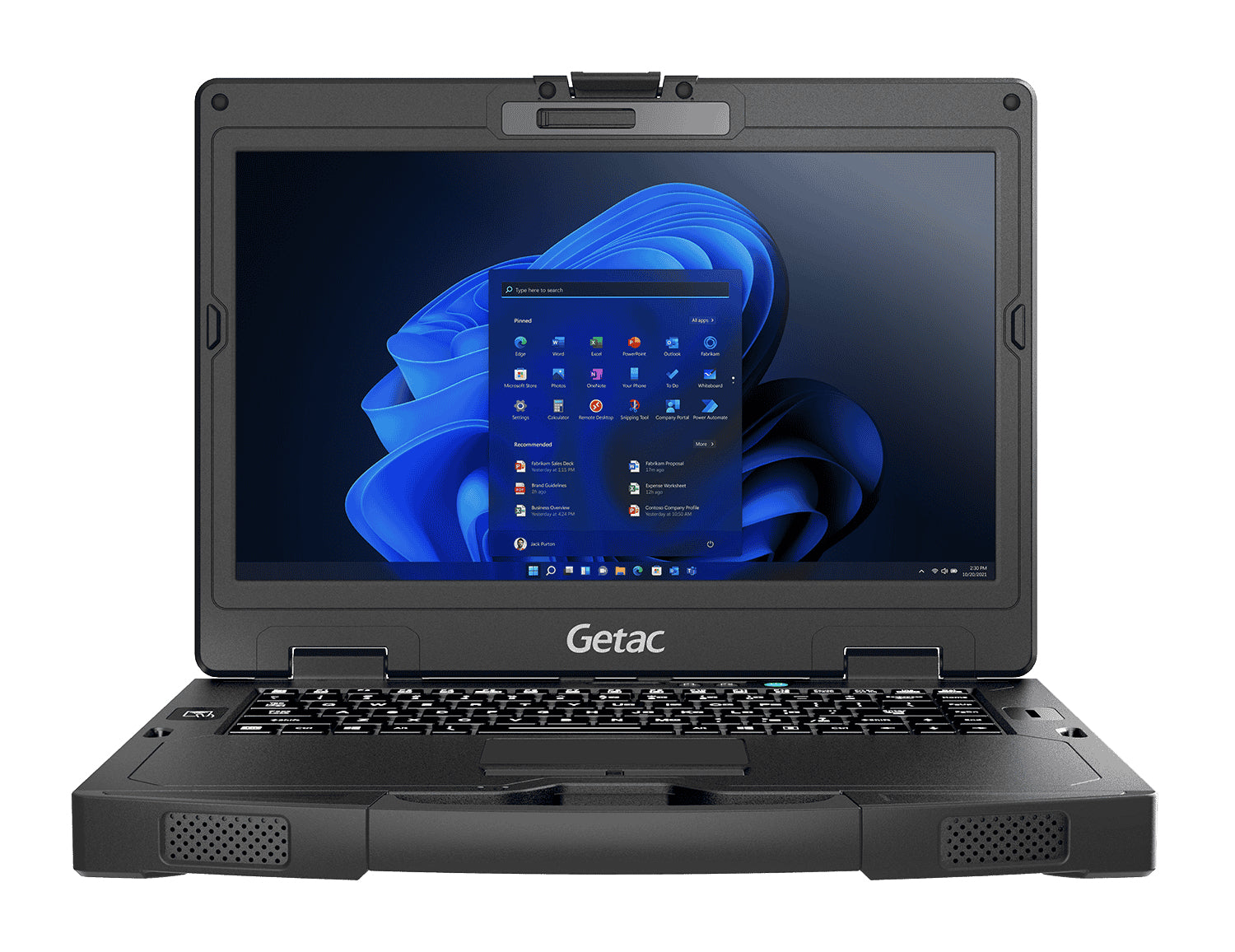 Getac S410 G4 – 14" HD, Core i5-1135G7, 8 GB, 512 GB SSD, Win 11 Pro
