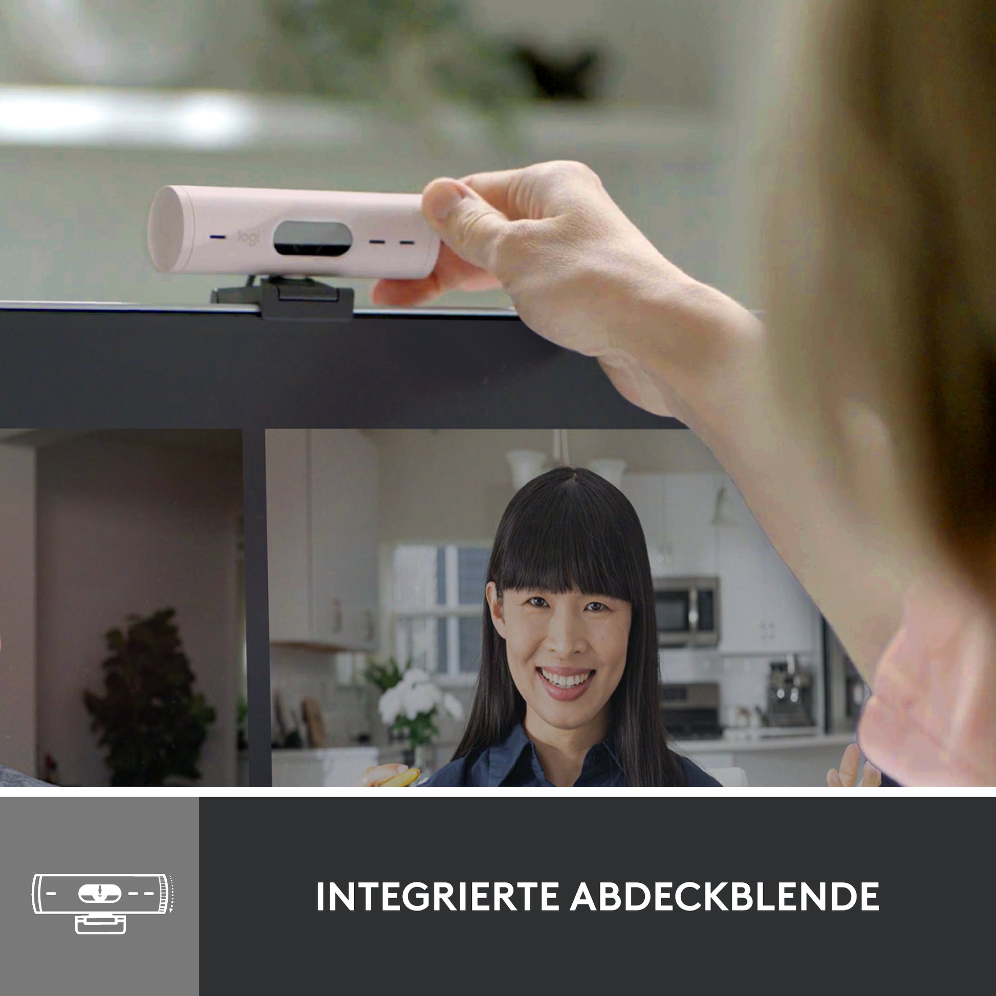 Logitech Brio 500 – Webcam – Rose