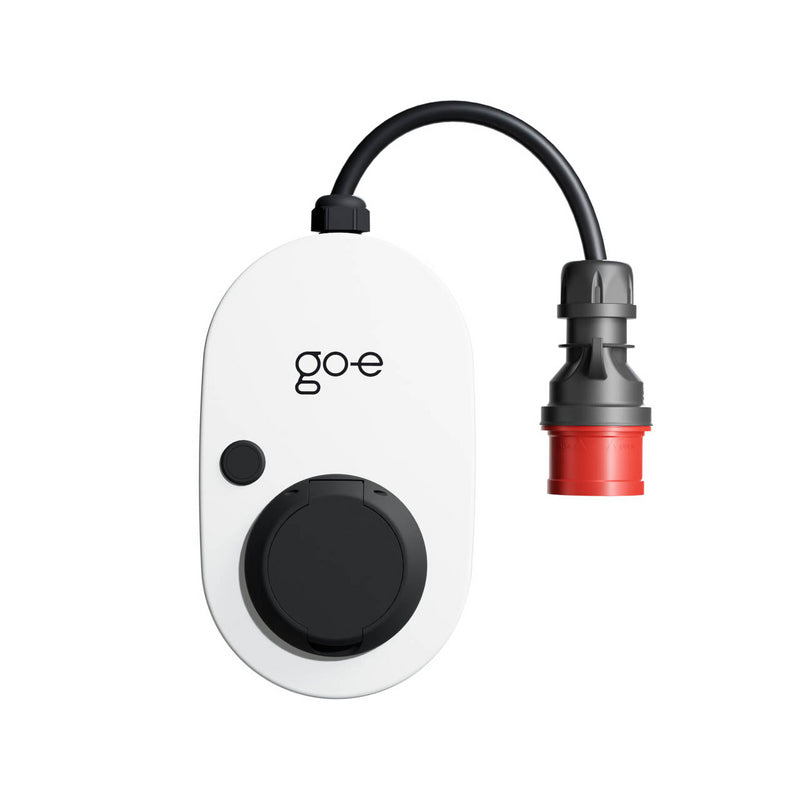 go-e Gemini flex Ladestation – 11 kW, 3-phasig, 400/230 V, Wandmontage, Typ 2, IP55, RFID, WLAN, Weiss