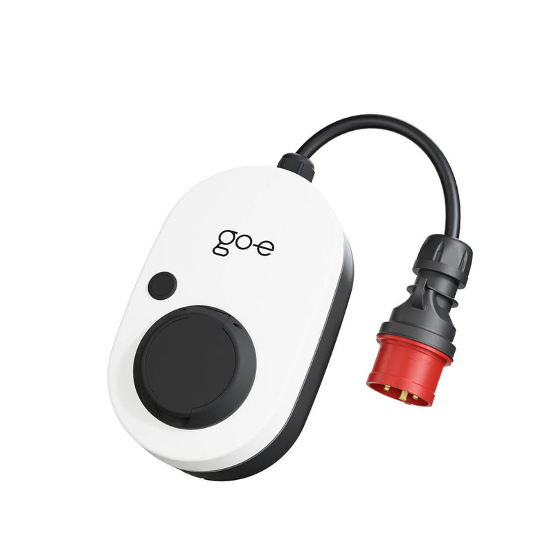 go-e Gemini flex Ladestation – 11 kW, 3-phasig, 400/230 V, Wandmontage, Typ 2, IP55, RFID, WLAN, Weiss