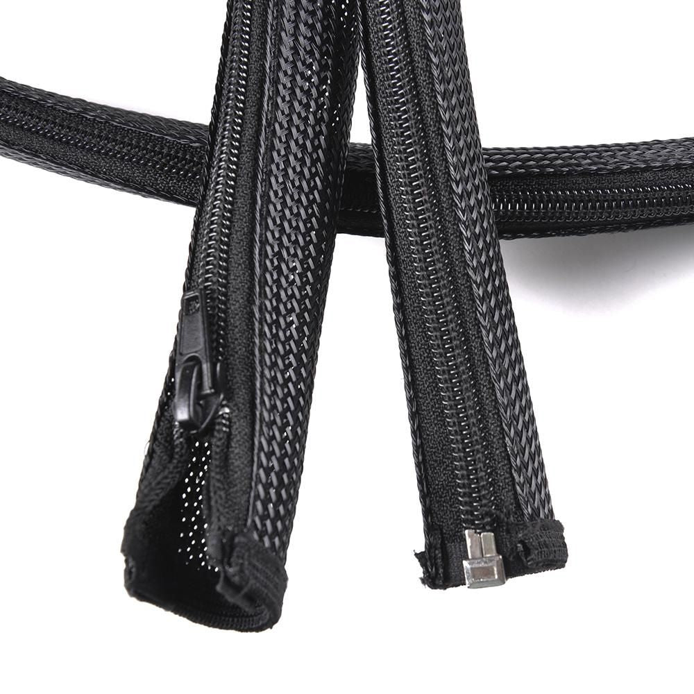 Vivolink PROZIPSLEEVE1248 – Kabelschlauch, Polyester, 1,2 cm × 4,8 m, Schwarz