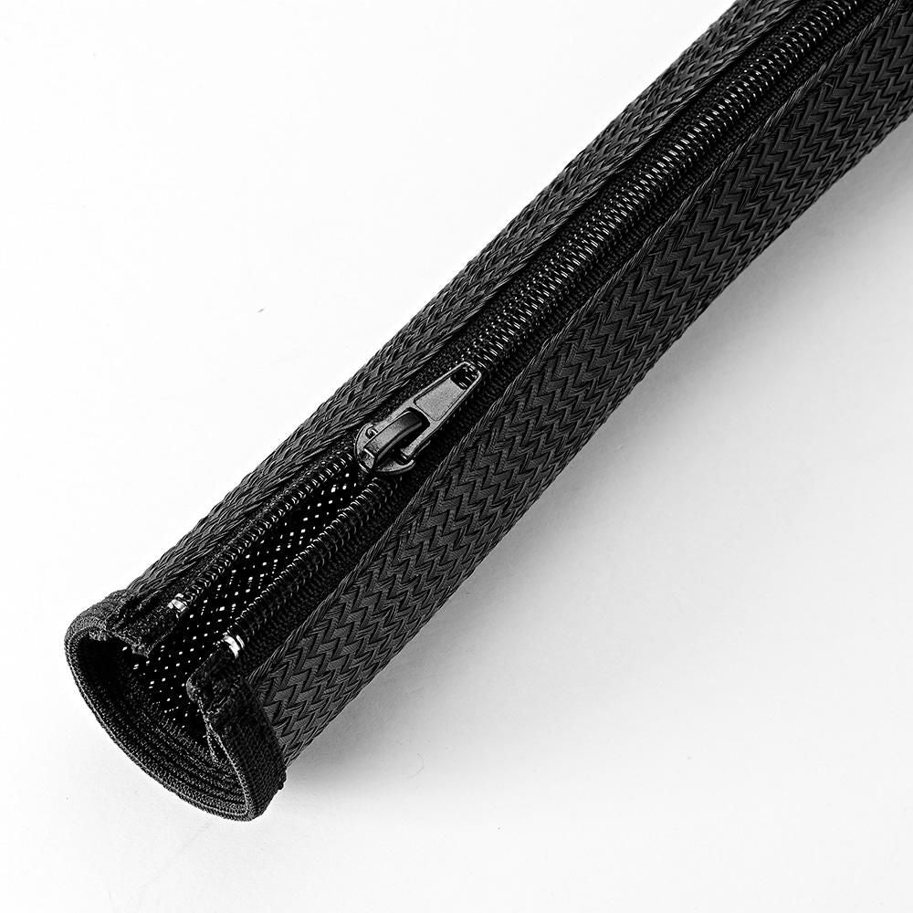 Vivolink PROZIPSLEEVE1248 – Kabelschlauch, Polyester, 1,2 cm × 4,8 m, Schwarz