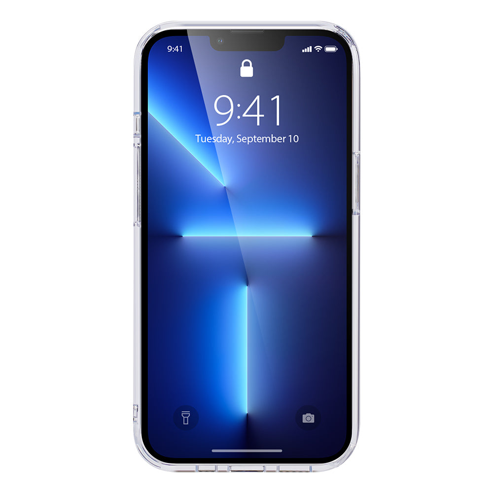 nevox StyleShell SHOCKFlex – Backcover – für Apple iPhone 15 Pro, PC+TPU, Transparent