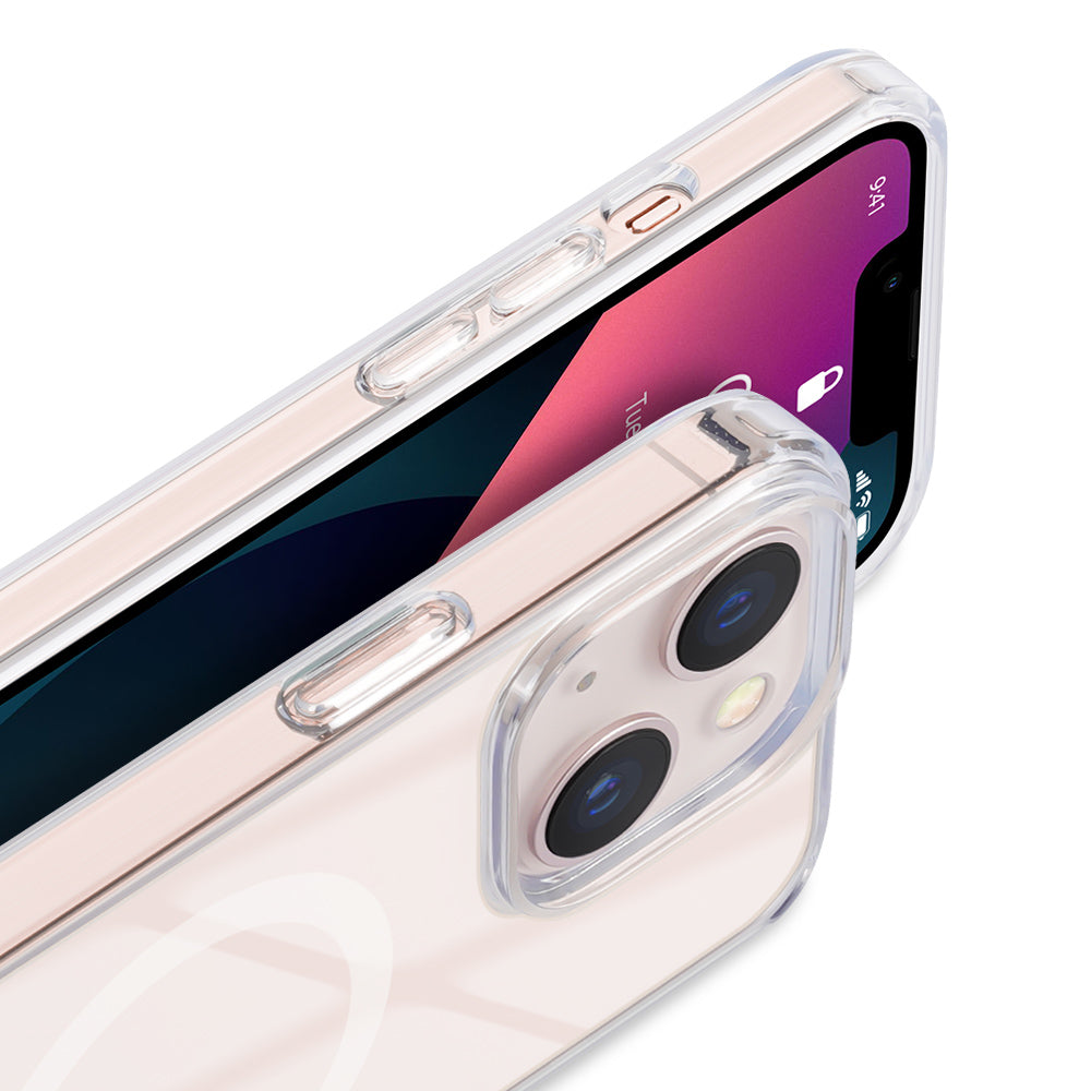 Nevox – Backcover – für Apple iPhone 16 Plus – transparent – TPU/PC, MagSafe-kompatibel