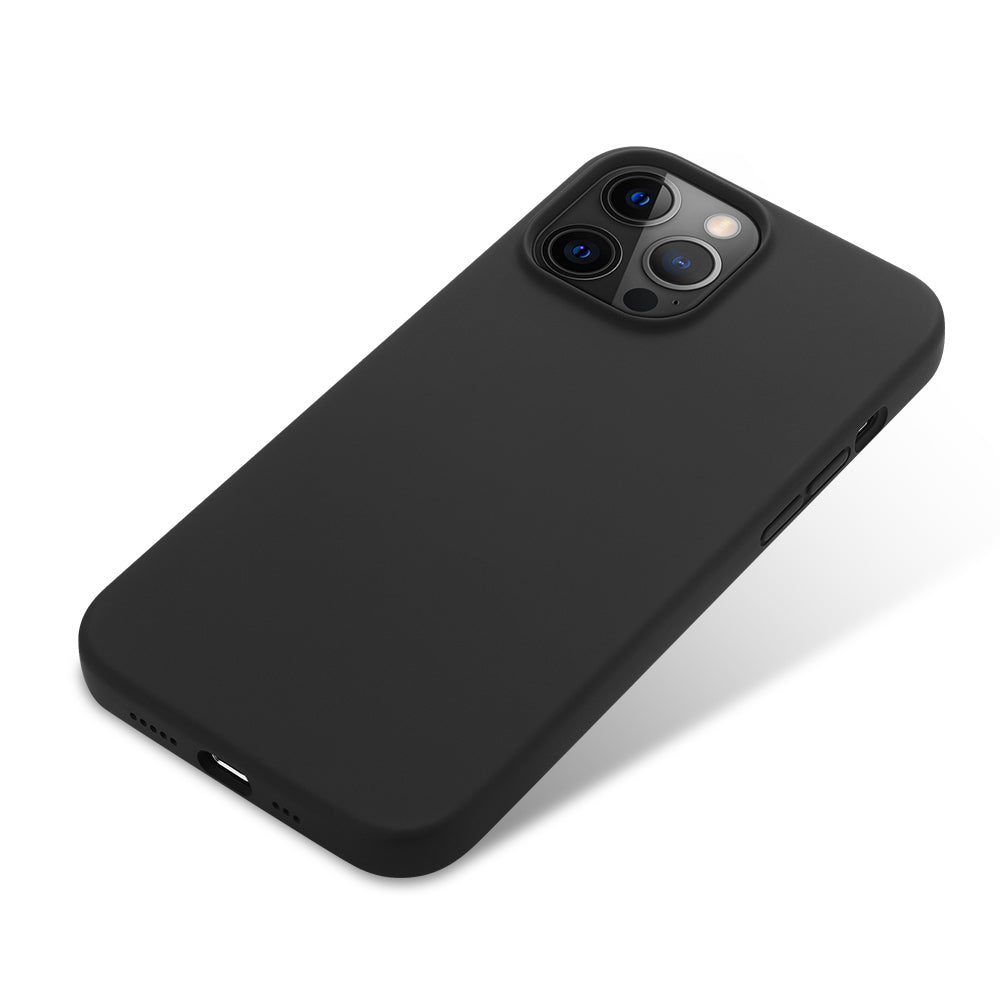 nevox StyleShell SHOCK Backcover – für Apple iPhone 15 Pro, PC+Silikon+Mikrofaser, Schwarz