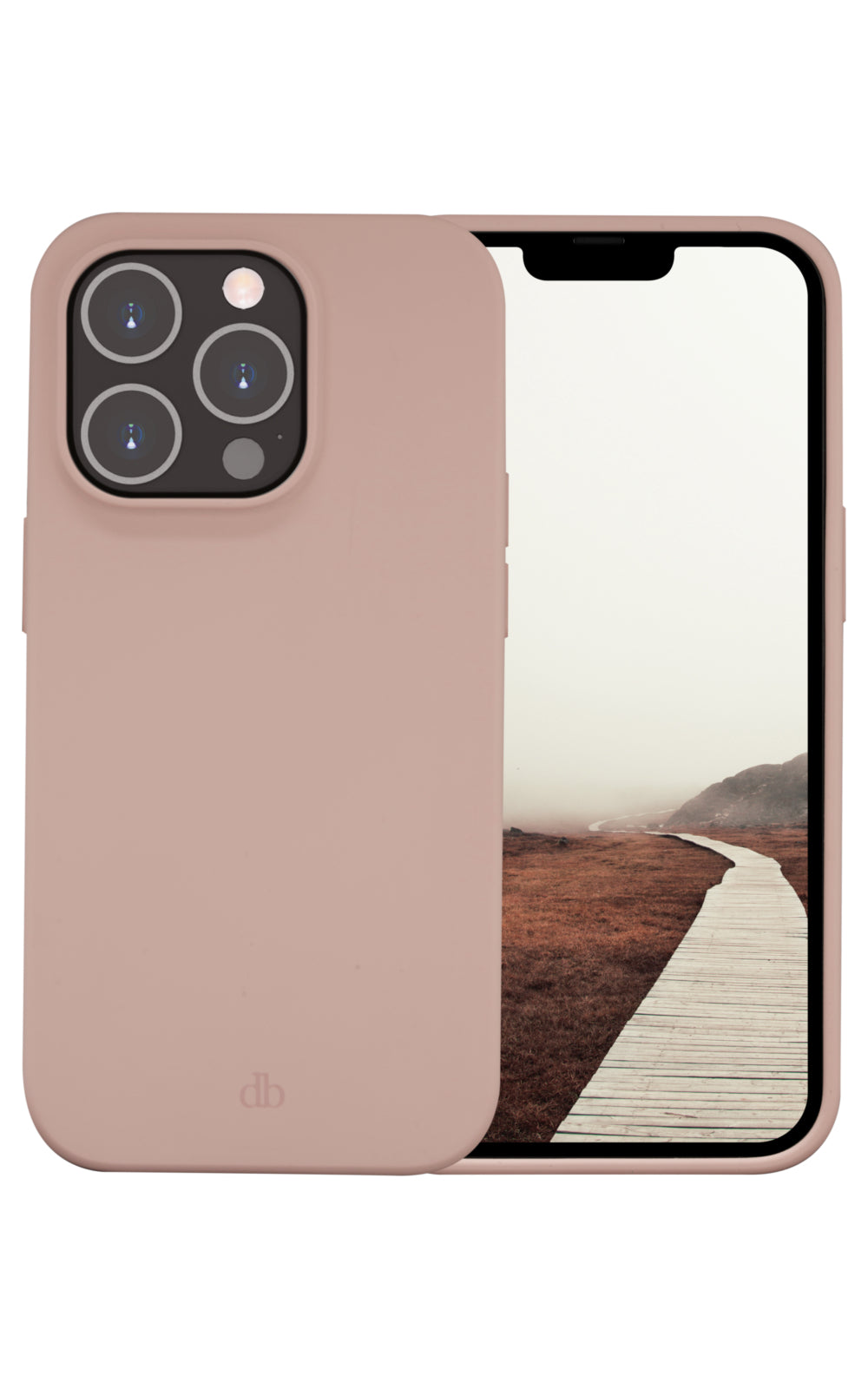 dbramante1928 Costa Rica – Backcover – für Apple iPhone 14 Pro, Pink Sand