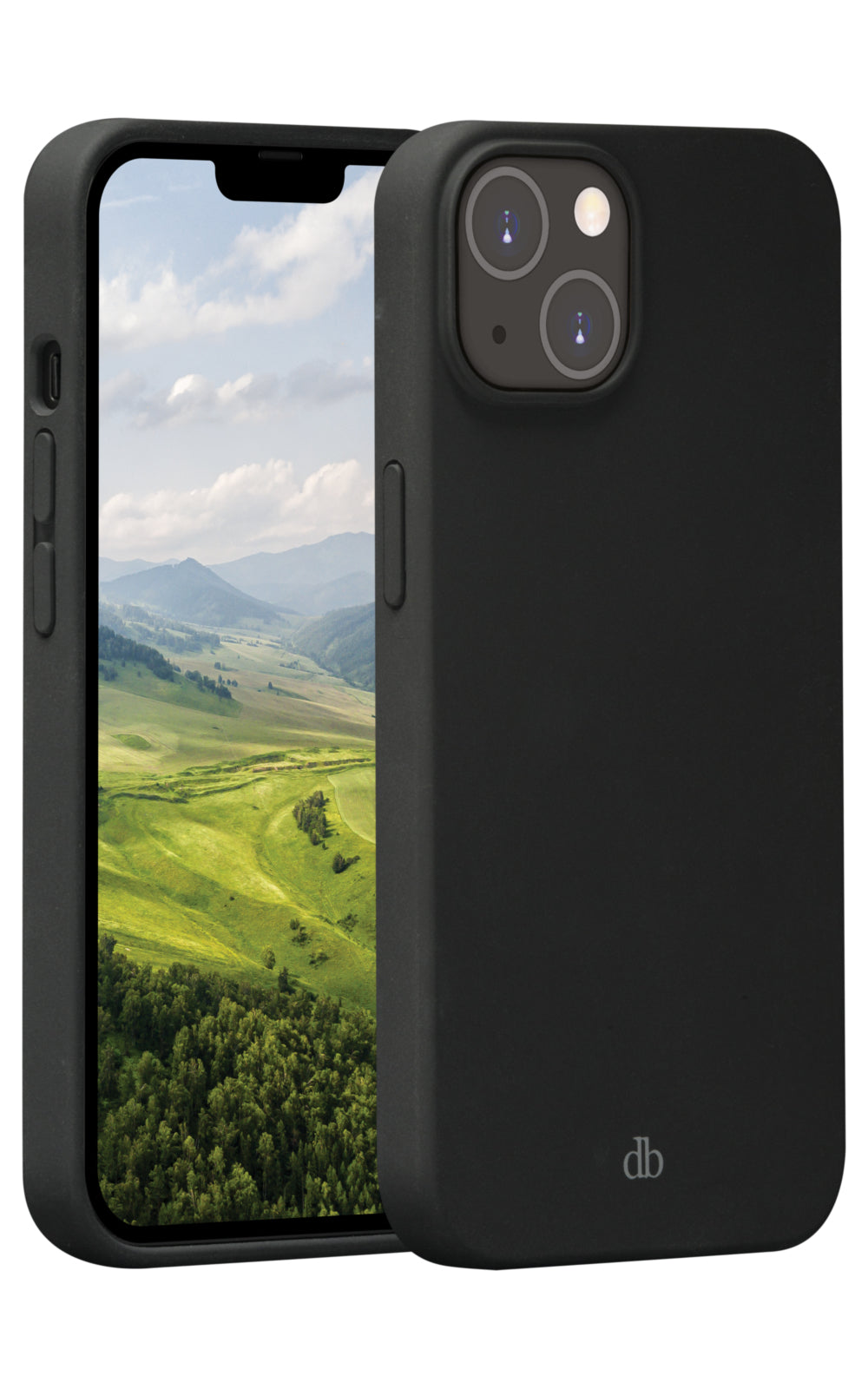 dbramante1928 Backcover – für Apple iPhone 14 Plus, Recycling-Kunststoff + Silikon, schwarz