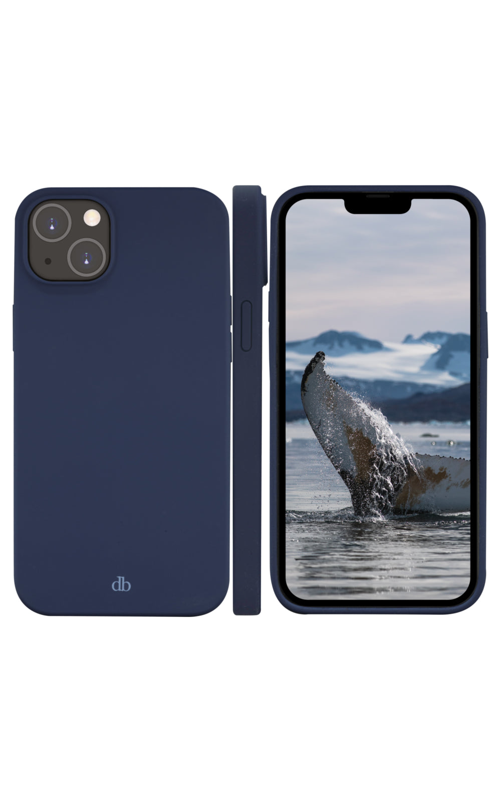 dbramante1928 Backcover – für Apple iPhone 14 Plus, Recycling-Kunststoff + Silikon, Blau