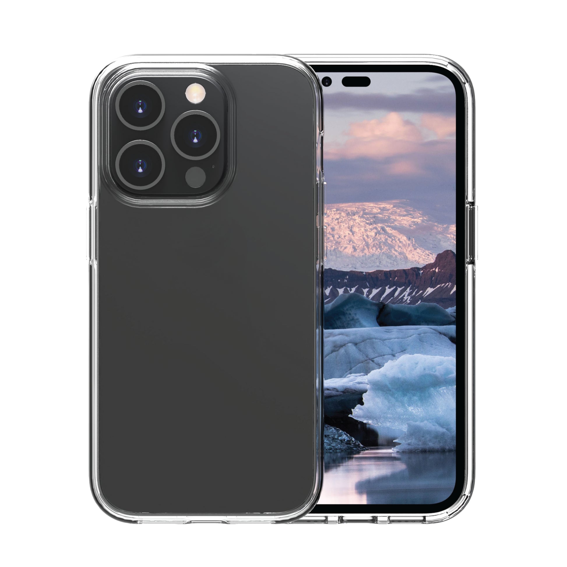 dbramante1928 Backcover – für Apple iPhone 14 Pro Max, Recycling-Kunststoff, transparent, bis 3 m sturzsicher