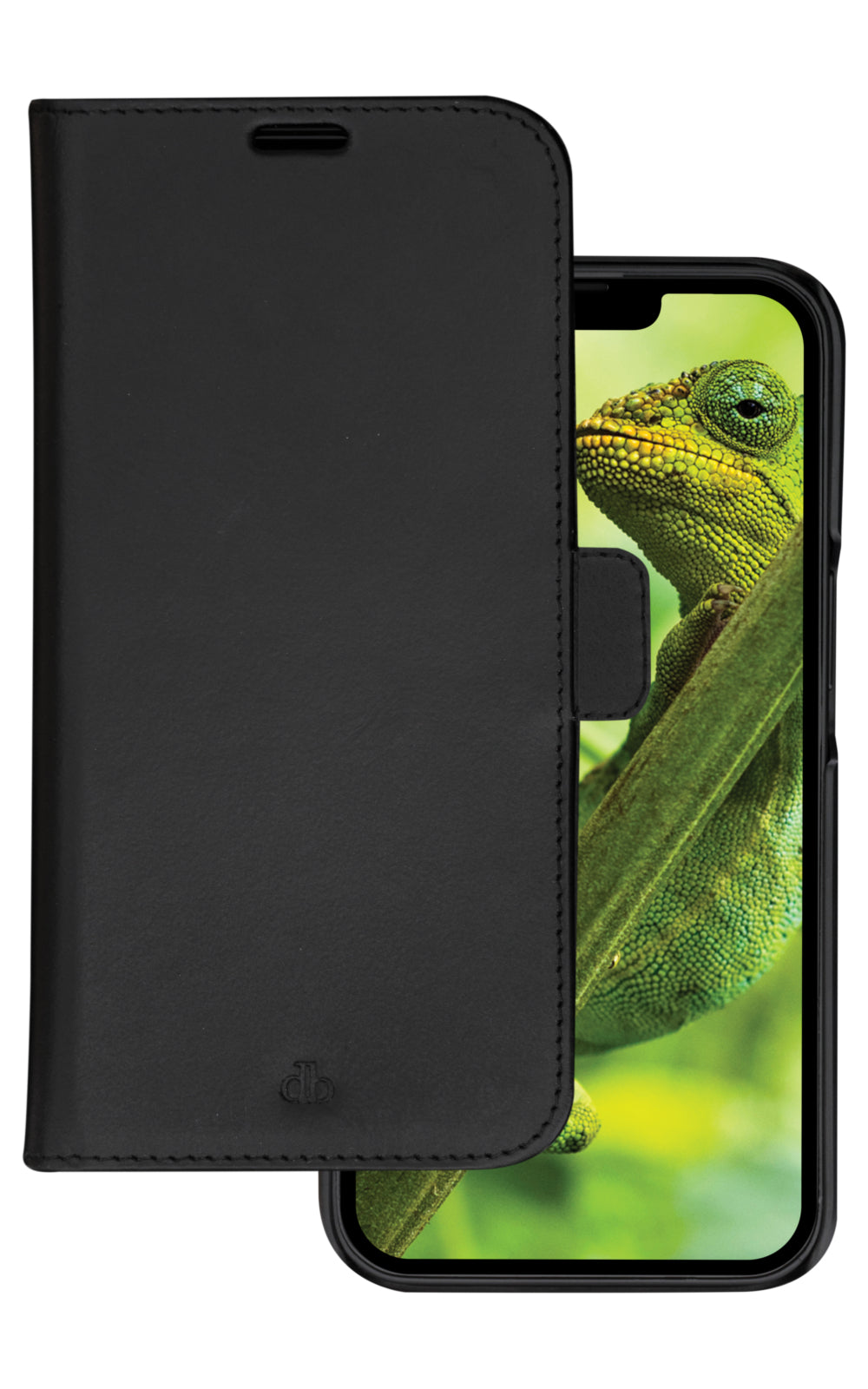 dbramante1928 Lynge Folio – für Apple iPhone 14 Pro, 3 Kartenfächer, Leder, Schwarz
