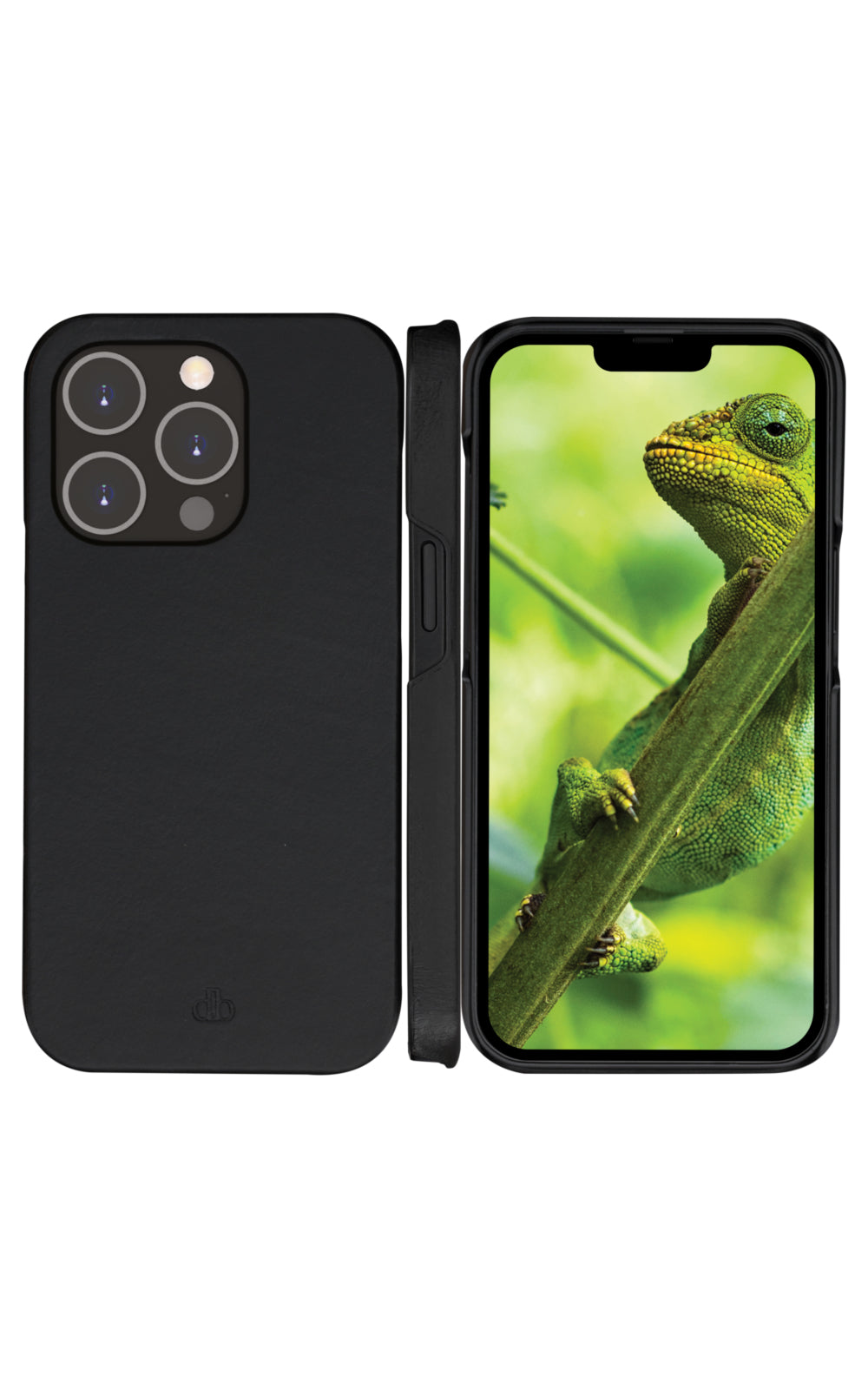 dbramante1928 Lynge Folio – für Apple iPhone 14 Pro, 3 Kartenfächer, Leder, Schwarz