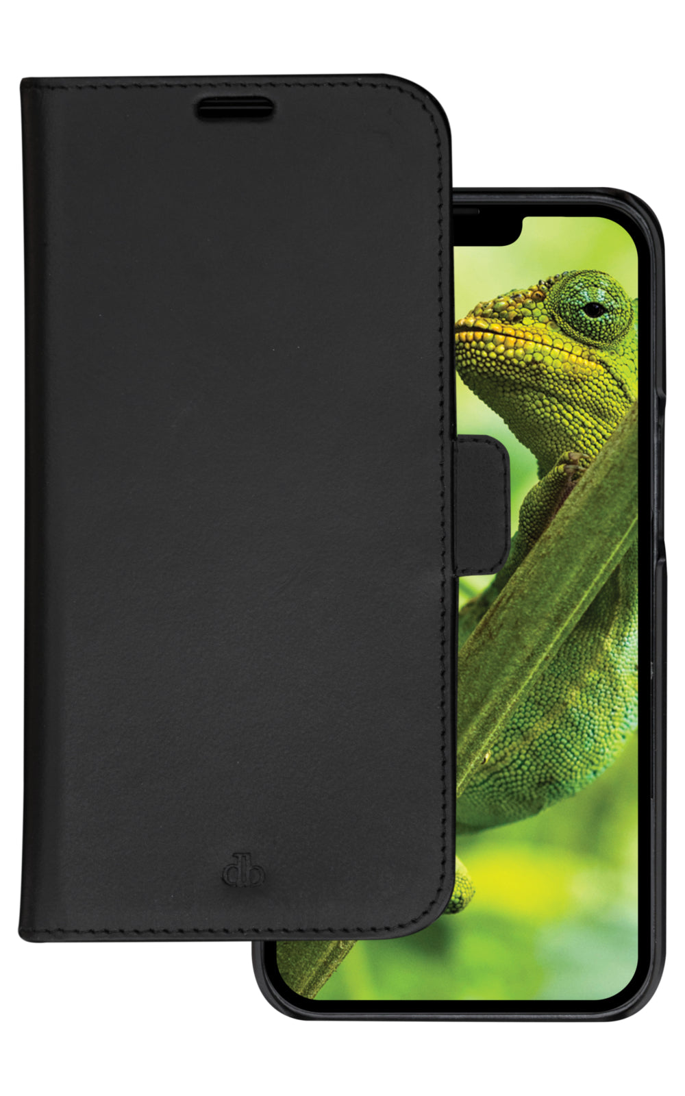 dbramante1928 Folio – für Apple iPhone 14 Pro Max, mit Kartenfach, Leder, schwarz